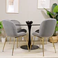 Comedor Redondo Tulip 100cm + 4 Sillas Berta - Miniatura 4