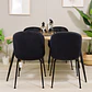 Comedor Rectangular Rusti 140X80cm + 4 Sillas Berta PN  - Miniatura 9