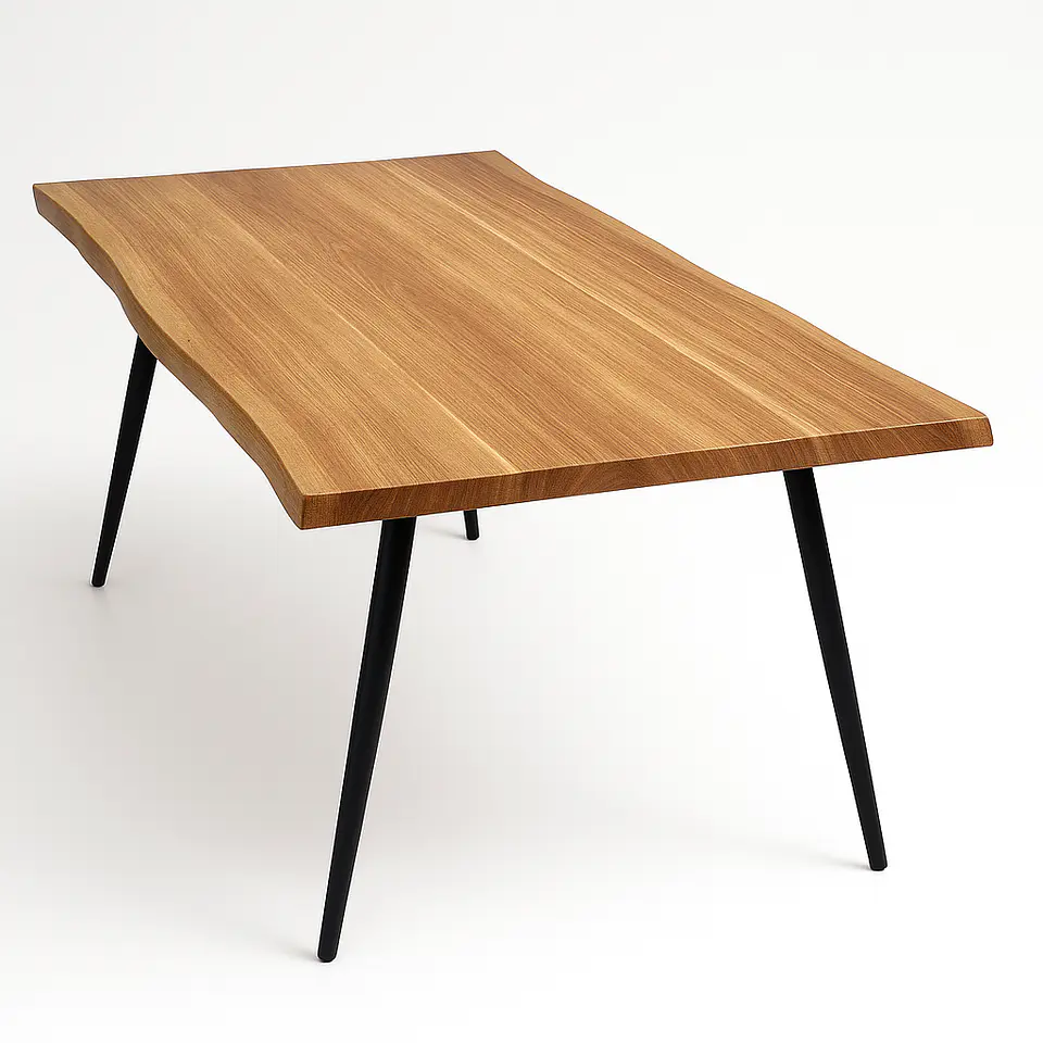 Comedor Rectangular Rusti 140X80cm + 4 Sillas Berta PN  6