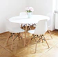Comedor Redondo Eames 100cm + 4 Sillas Eames Clásicas - Miniatura 3