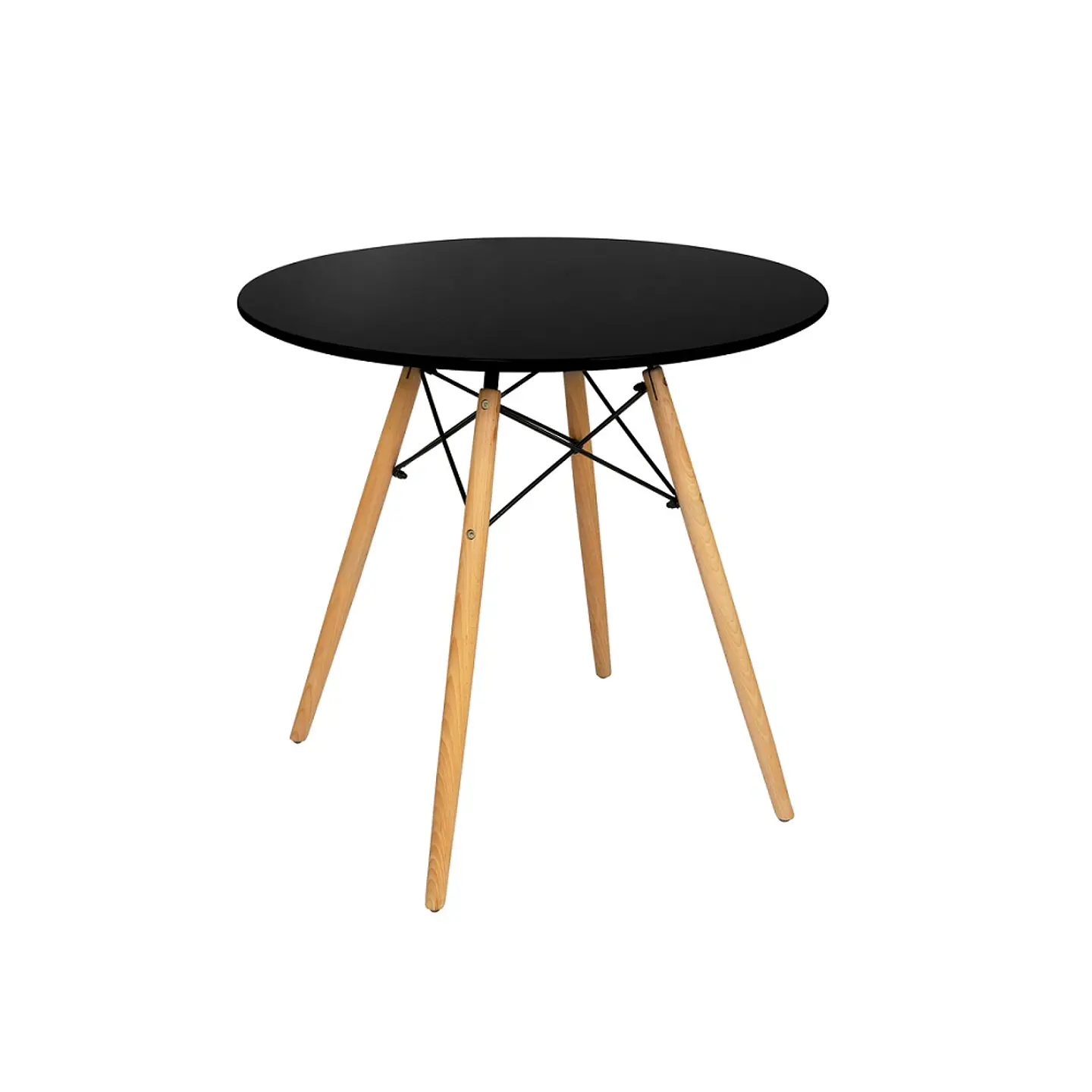 Comedor Redondo Eames de 80cm + 4 Sillas Windsor  4