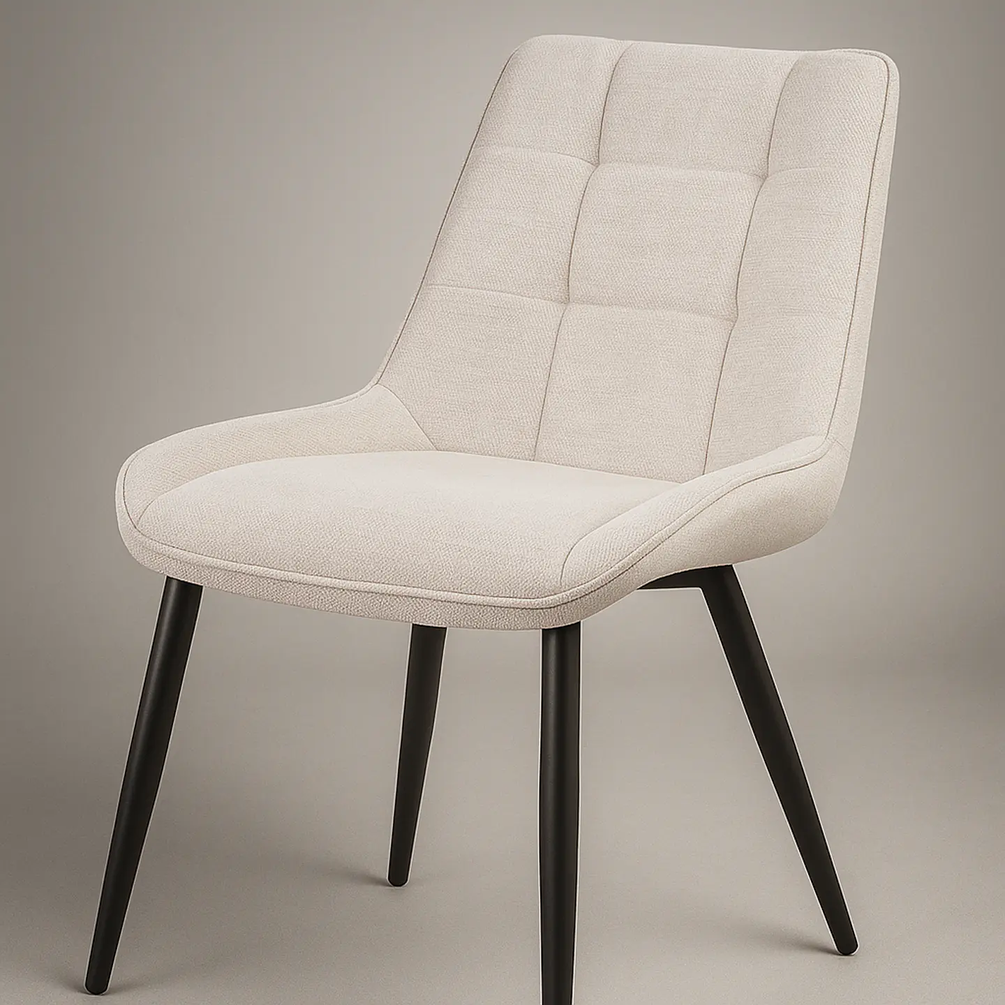 Silla Milano Lino Base Negro 2