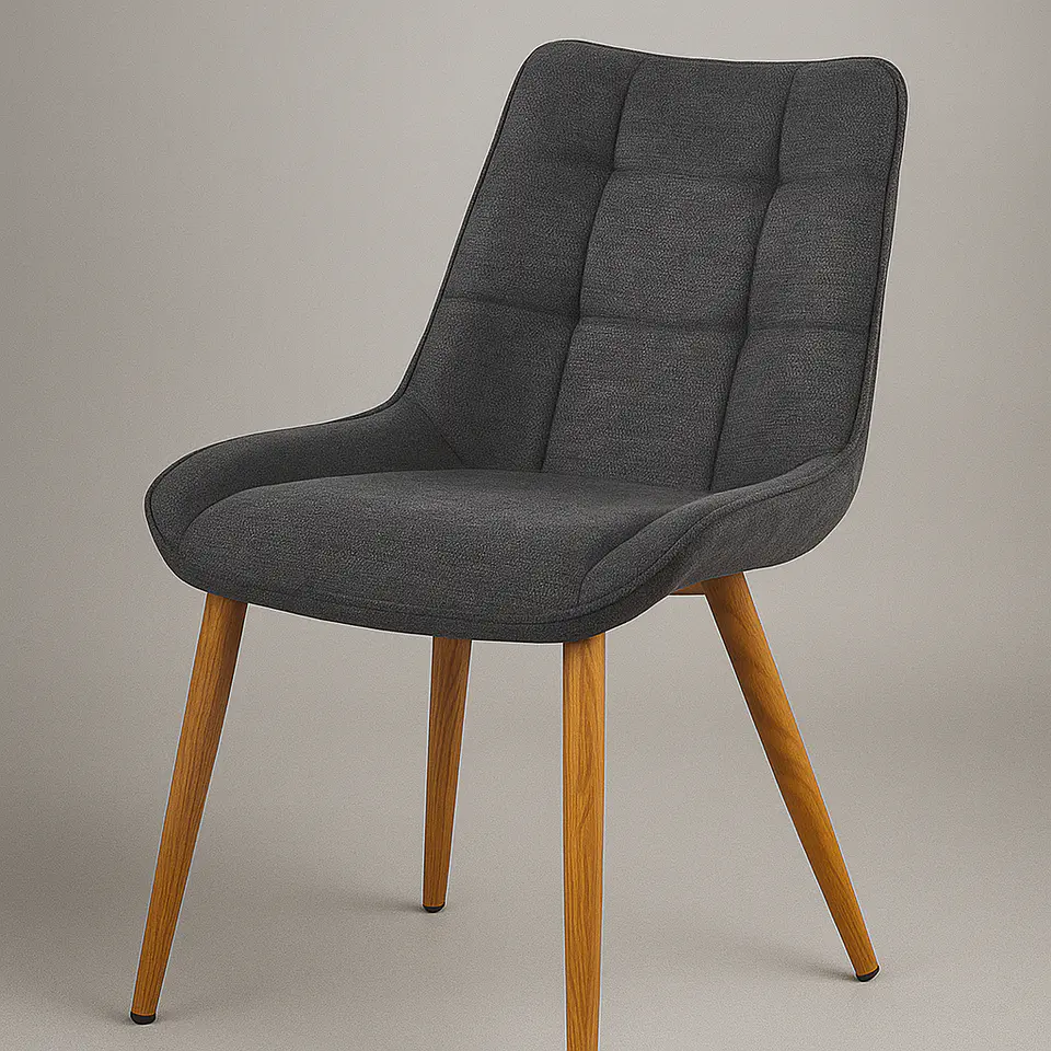 Silla Milano Lino Oak 3