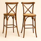 Pack de 2 Taburetes Crossback de Madera 66cm - Miniatura 4
