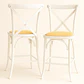 Pack de 2 Taburetes Crossback de Madera 66cm - Miniatura 3