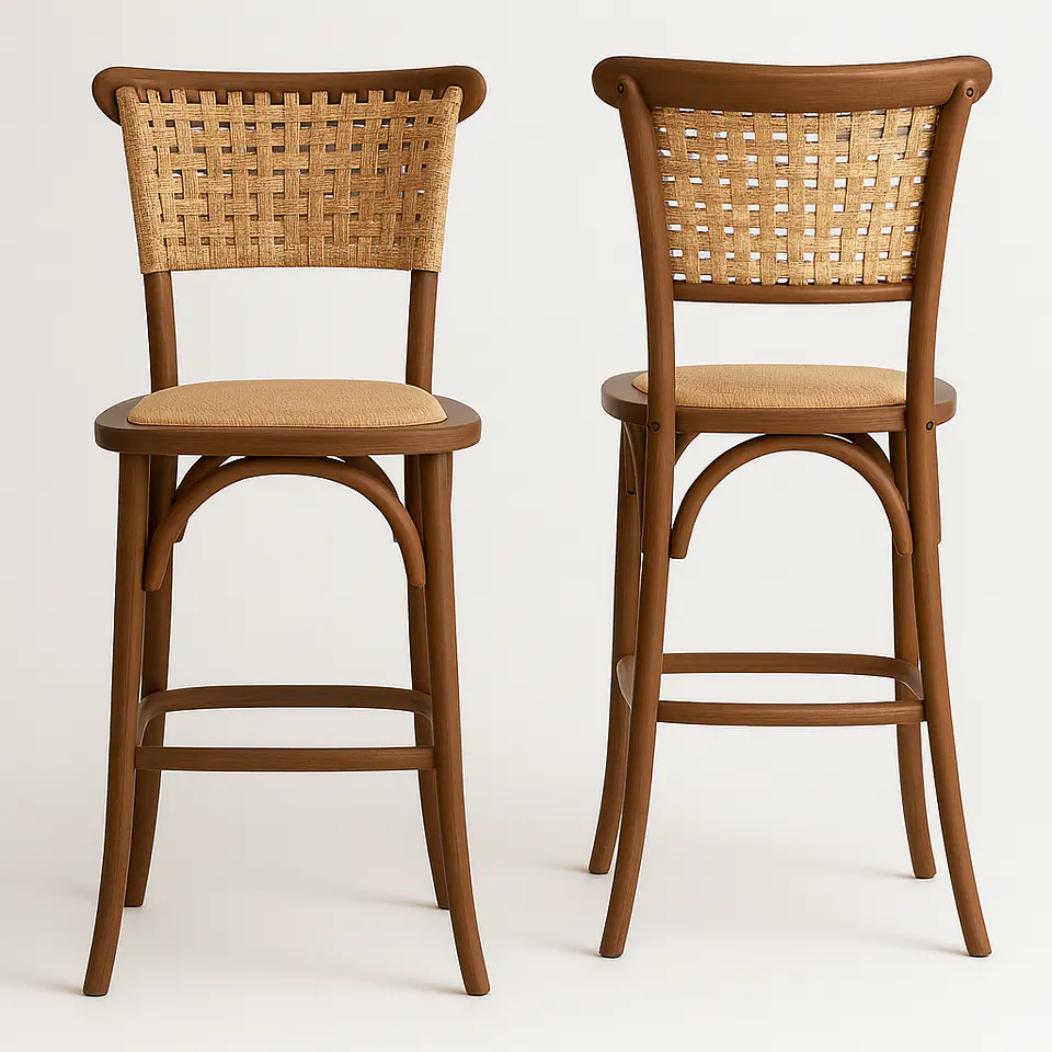 Pack de 2 Taburetes Toscana de Madera 66cm 3