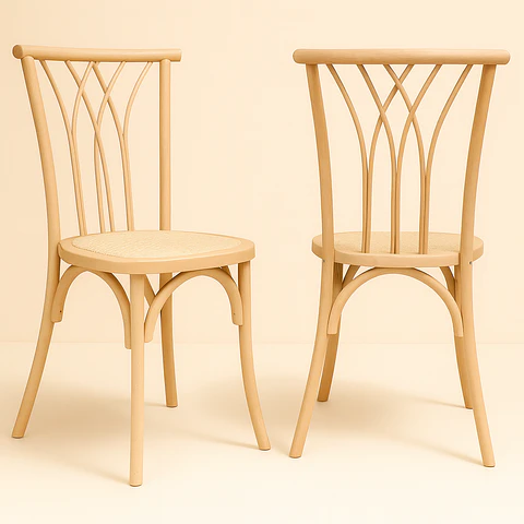Pack de 2 Sillas Crosswood de Madera 