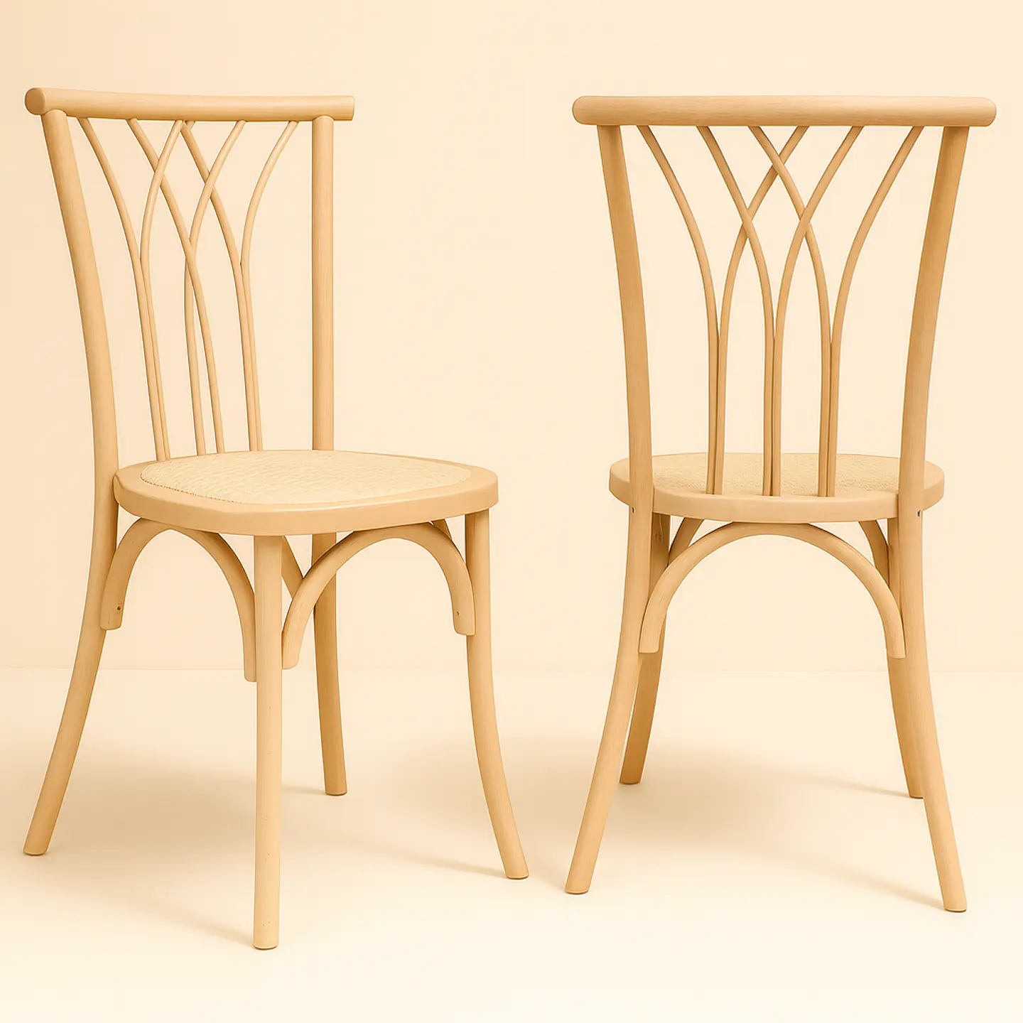 Pack de 2 Sillas Crosswood de Madera  1