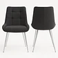 Pack de 2 Sillas Milano Lino Base Plata - Miniatura 2