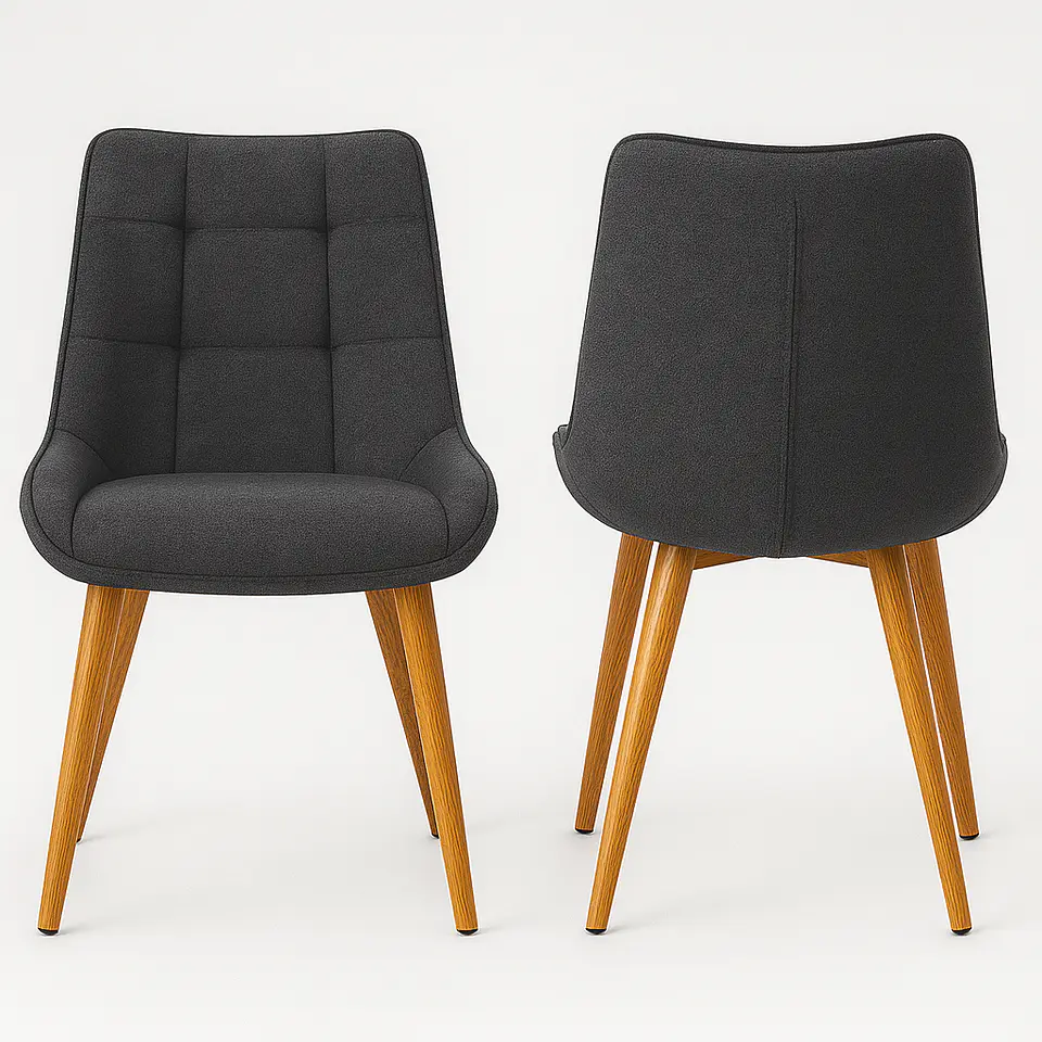 Pack de 2 Sillas Milano Lino Oak 2