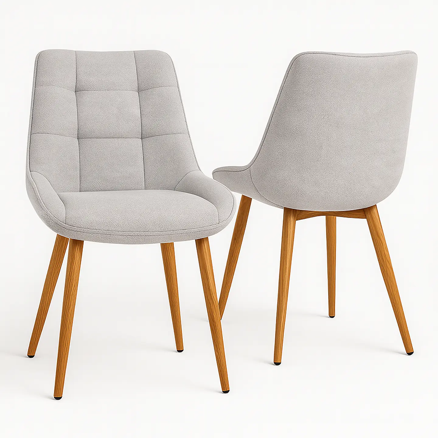 Pack de 2 Sillas Milano Lino Oak 3