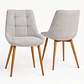 Pack de 2 Sillas Milano Lino Oak - Miniatura 3