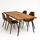 Set Comedor Mesa Rusti Rectangular + Sillas Eames Ecocuero - Miniatura 2