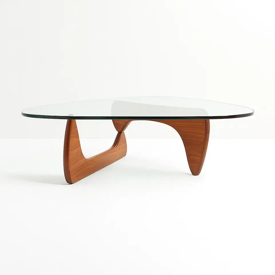 Mesa de Centro Noguchi de Vidrio  1