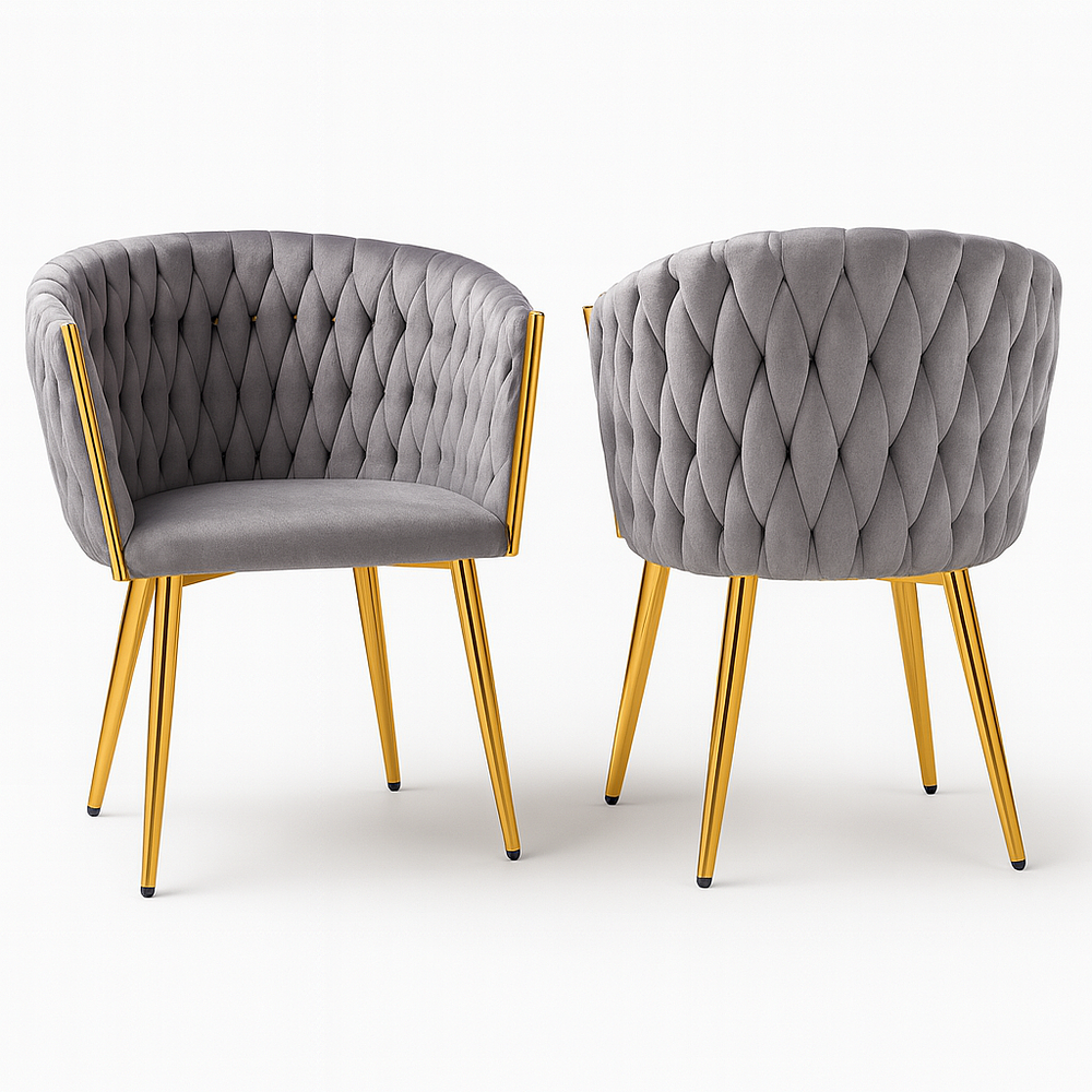 Pack de 2 Sitiales Luxury Base Dorada  1