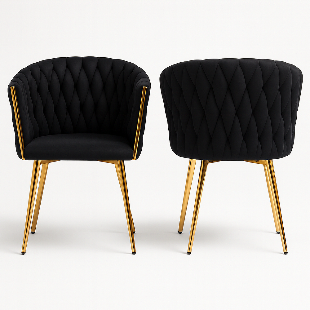 Pack de 2 Sitiales Luxury Base Dorada  3