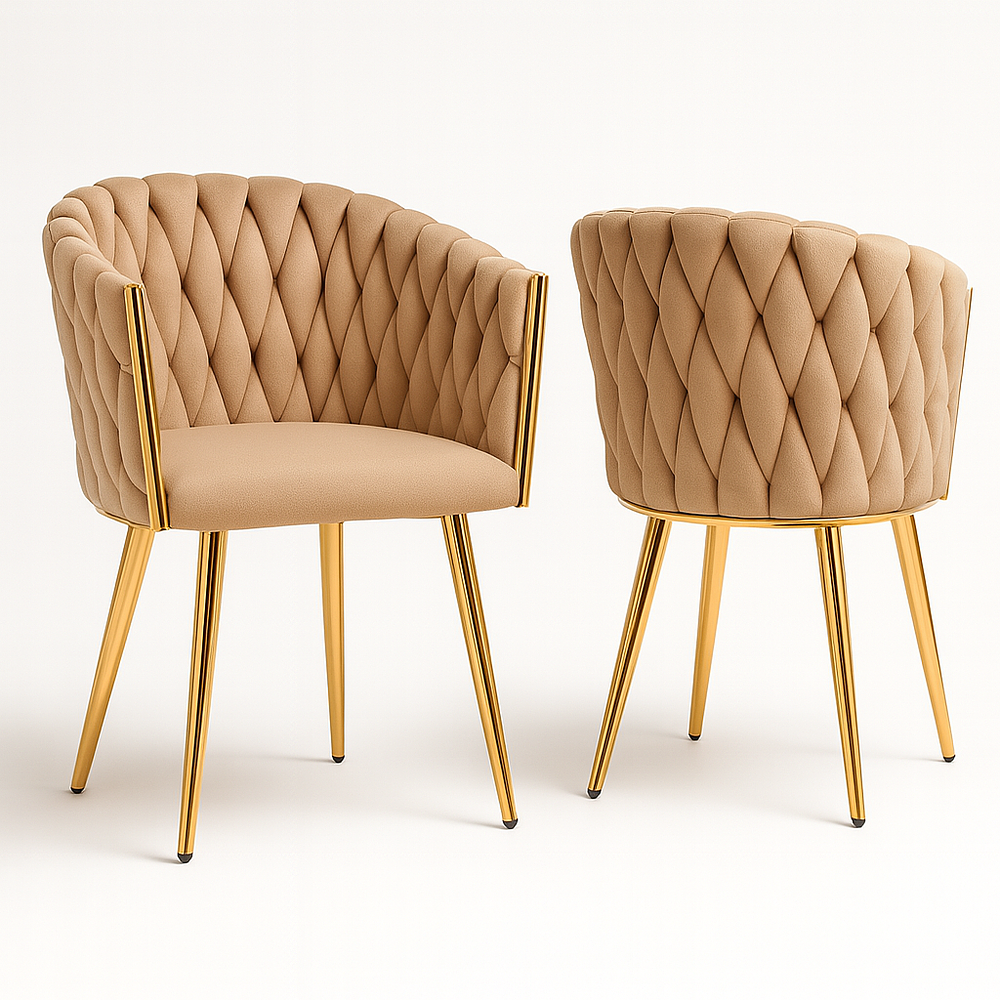 Pack de 2 Sitiales Luxury Base Dorada  5