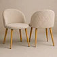 Pack de 2 Sillas Berna Lino Oak  - Miniatura 4