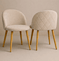 Pack de 2 Sillas Berna Lino Oak  - Miniatura 1