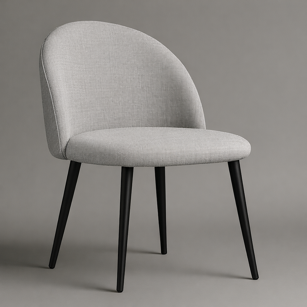 Silla Berna Lino Base Negro 2