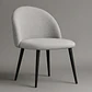 Silla Berna Lino Base Negro - Miniatura 2
