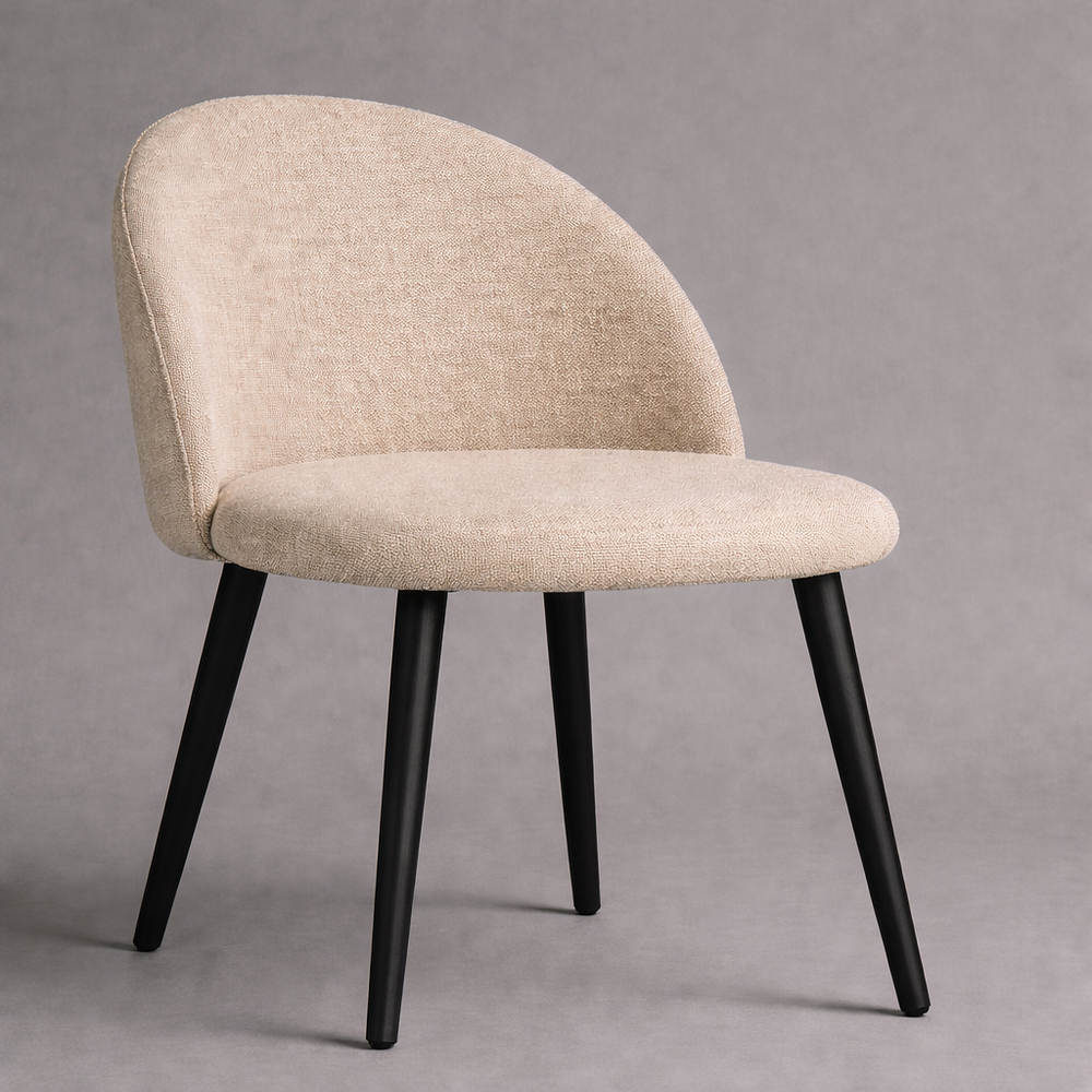 Silla Berna Lino Base Negro 1