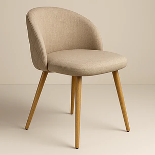 Silla Berna Lino Oak 