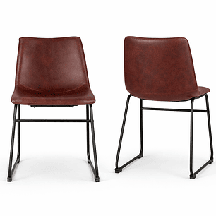 Pack de 2 Sillas Heritage Ecocuero 