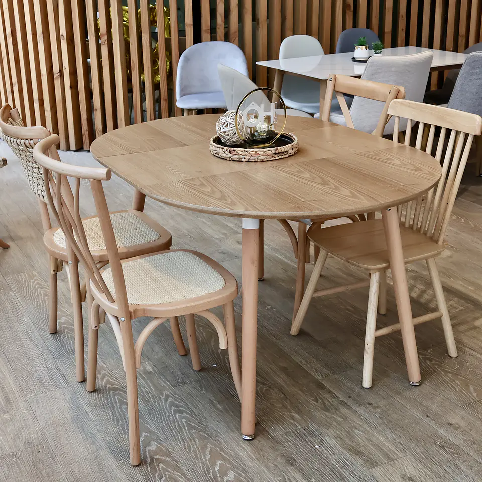 Mesa Extensible Wood 100cm a 180cm 3 en 1 16