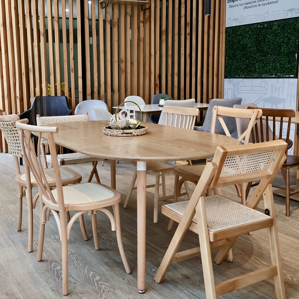 Mesa Extensible Wood 100cm a 180cm 3 en 1 19