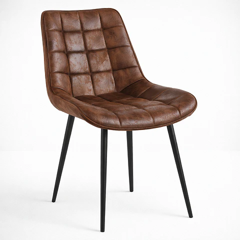 Silla Milano Ecocuero PN