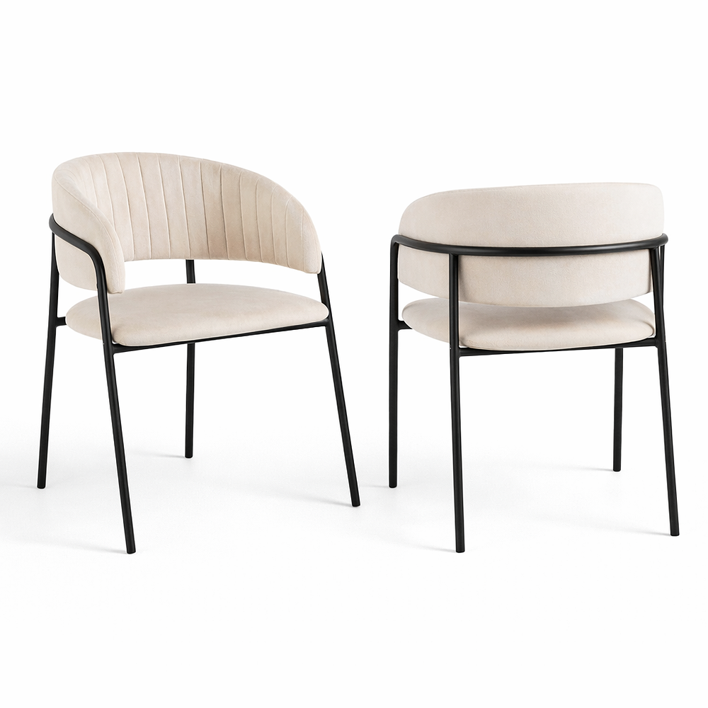 Pack de 2 Sitiales Nuvo Velvet PN 1