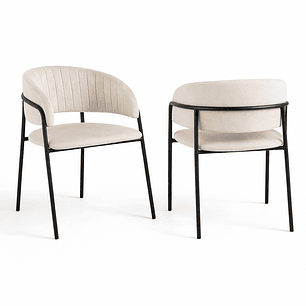 Pack de 2 Sitiales Nuvo Velvet PN