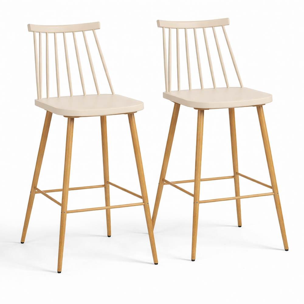 Pack de 2 Taburetes Windsor Retro 66cm 3