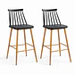 Pack de 2 Taburetes Windsor Retro 66cm - Miniatura 1