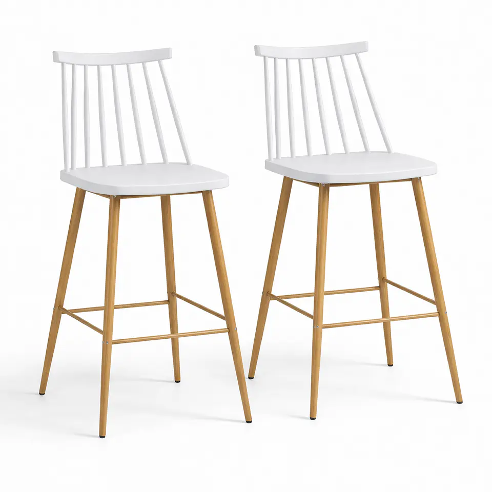 Pack de 2 Taburetes Windsor Retro 66cm 2