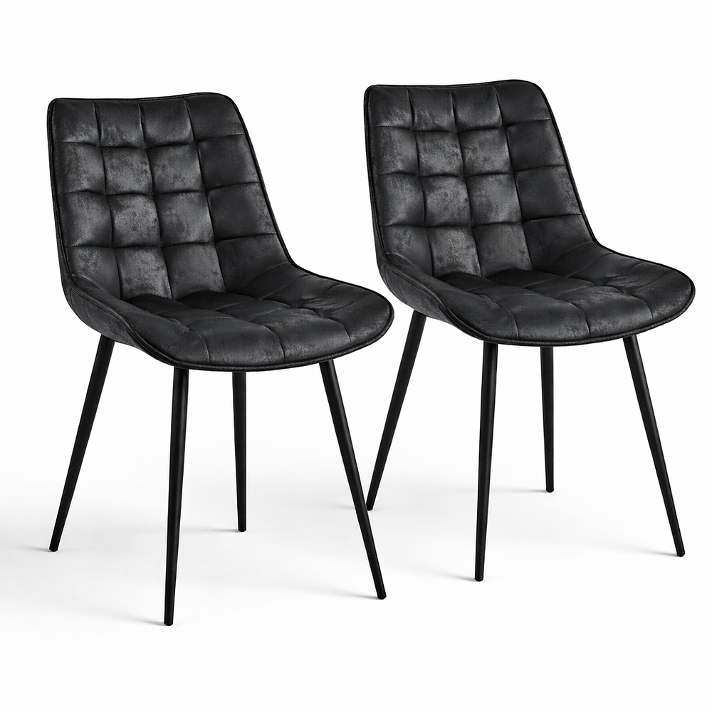 Pack de 2 Sillas Milano Ecocuero PN 3