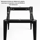 Mesa de Cuarzo Redonda Calacatta Soft Base Negro (100cm, 120cm) - Miniatura 3