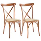 Mesa Extensible + Sillas Crossback de Madera - Miniatura 3