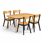 Comedor Extensible 3 en 1 + Sillas Soma de Madera - Miniatura 3