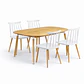 Comedor Extensible 3 en 1 + Sillas Windsor Retro - Miniatura 2