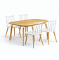 Comedor Extensible 3 en 1 + Sillas Windsor Retro - Miniatura 2