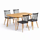 Comedor Extensible 3 en 1 + Sillas Windsor Retro - Miniatura 3