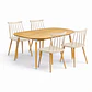 Comedor Extensible 3 en 1 + Sillas Windsor Retro - Miniatura 5
