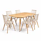 Comedor Extensible 3 en 1 + Sillas Windsor Retro - Miniatura 8