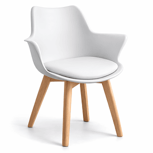 Butaca Eames Tulip Acolchada 