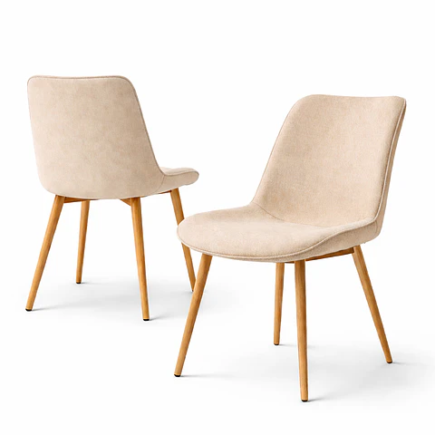 Pack de 2 Sillas Milano Soft de Lino