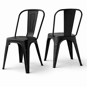 Pack de 2 Sillas Tolix Basic (Polipropileno Monobloque)