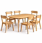Comedor Extensible 3 en 1 Wood 100, 140, 180cm + Sillas Soma - Miniatura 1