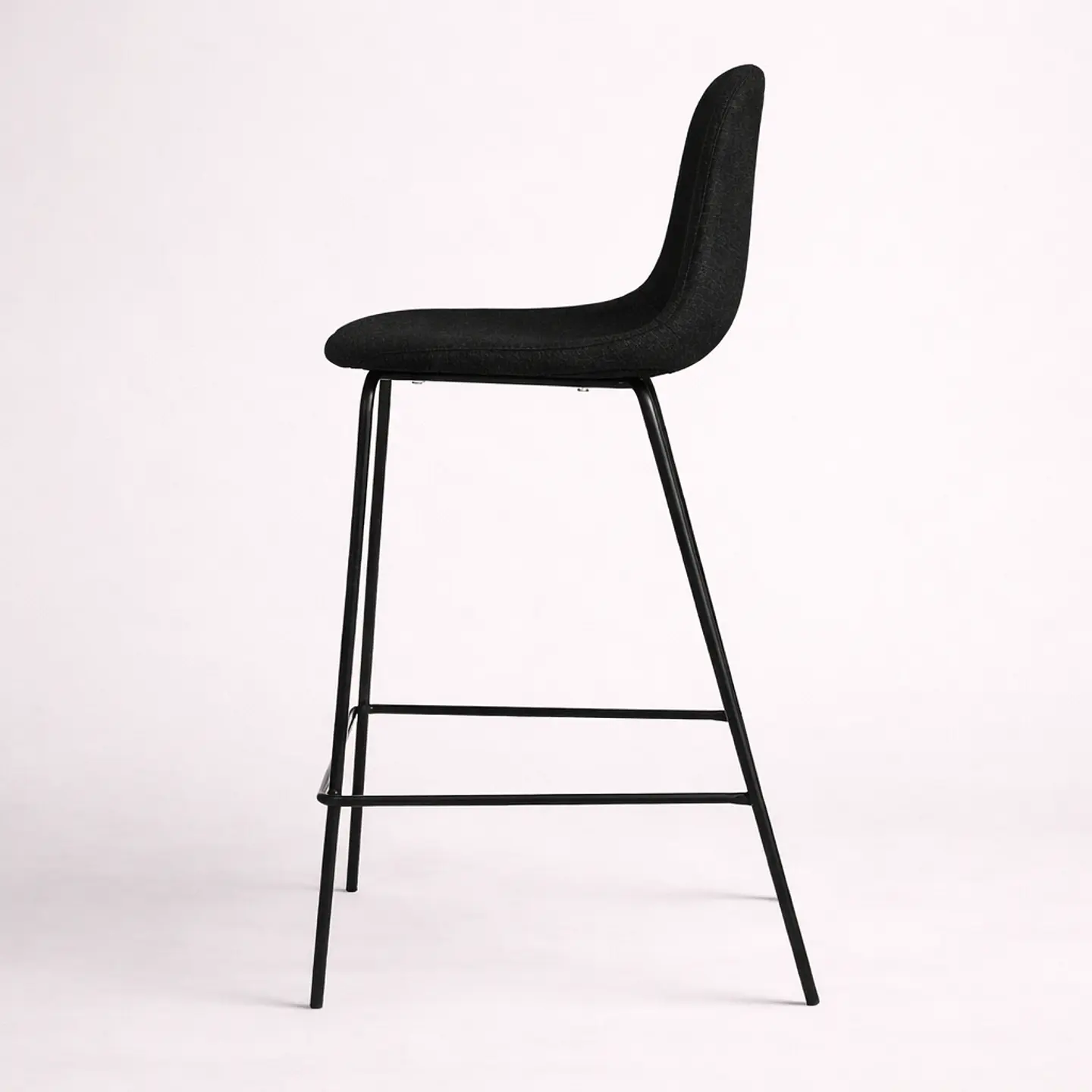 Taburete Eames de Lino Base Negro 66cm 6